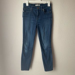 Madewell High Riser Denim Skinny Jeans